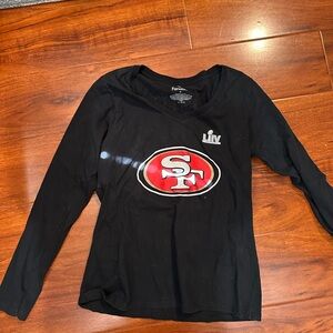 Fanatics Black SF 49ers George Kittle NFL Long Sleeve Shirt size M